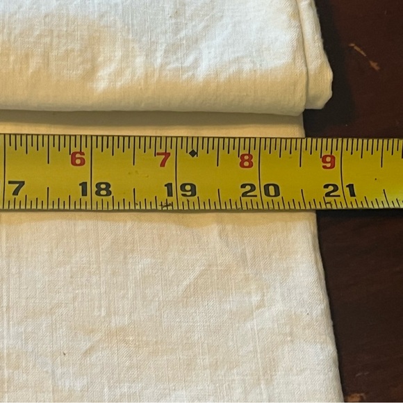 MCM handmade Embroidered POPPIES, FOXGLOVE, Pair Linen Pillowcases Cottage Core - Picture 6 of 10